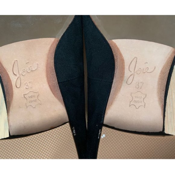 NEW Joie Black Suede Flats - Size 37 EU - Picture 5 of 8